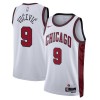 Dres Chicago Bulls Nikola Vucevic 9 Nike 2022-23 City Edition Bijela Swingman